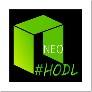 "NEO #HODL" Posters and Art